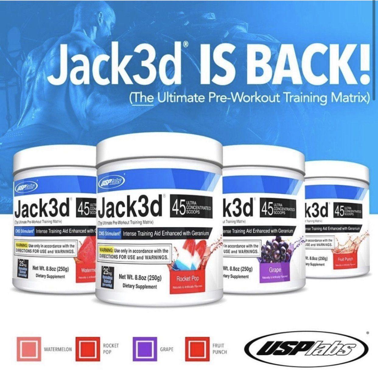 UspLabs | Jack3d | Pre-Workout