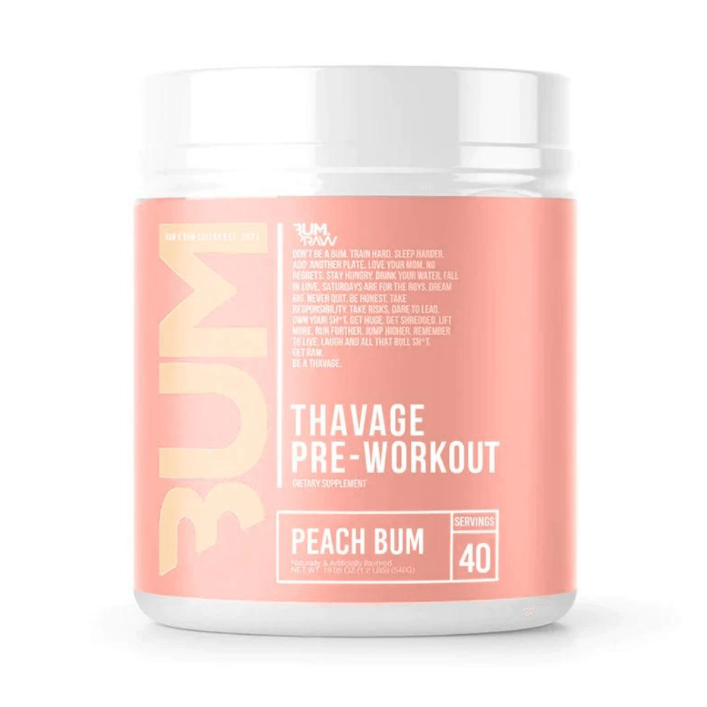 Raw Nutrition X CBUM Bum Thavage PreWorkout 40 Serving