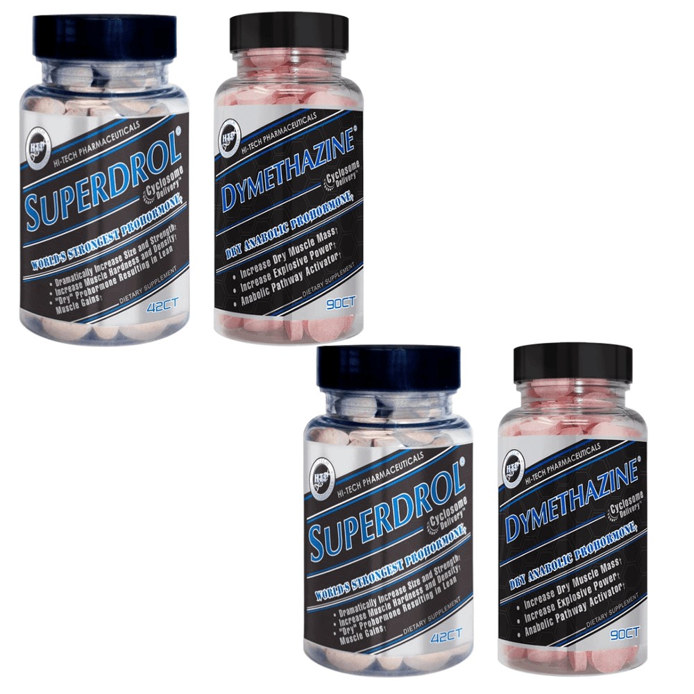 HiTech Pharmaceuticals Strength & Power Prohormone Stack (Superdrol