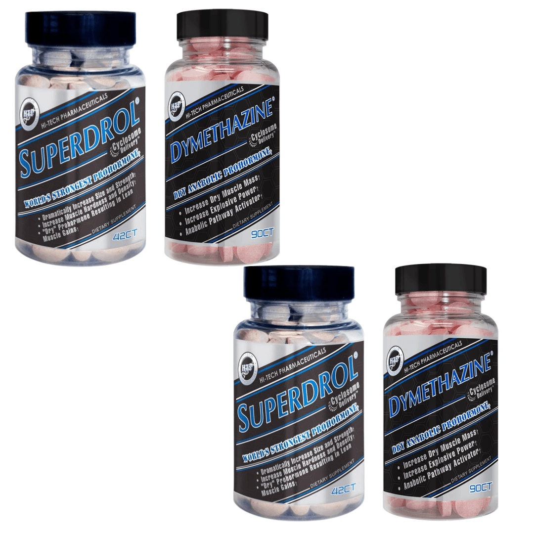 HiTech Pharmaceuticals Strength & Power Prohormone Stack (Superdrol